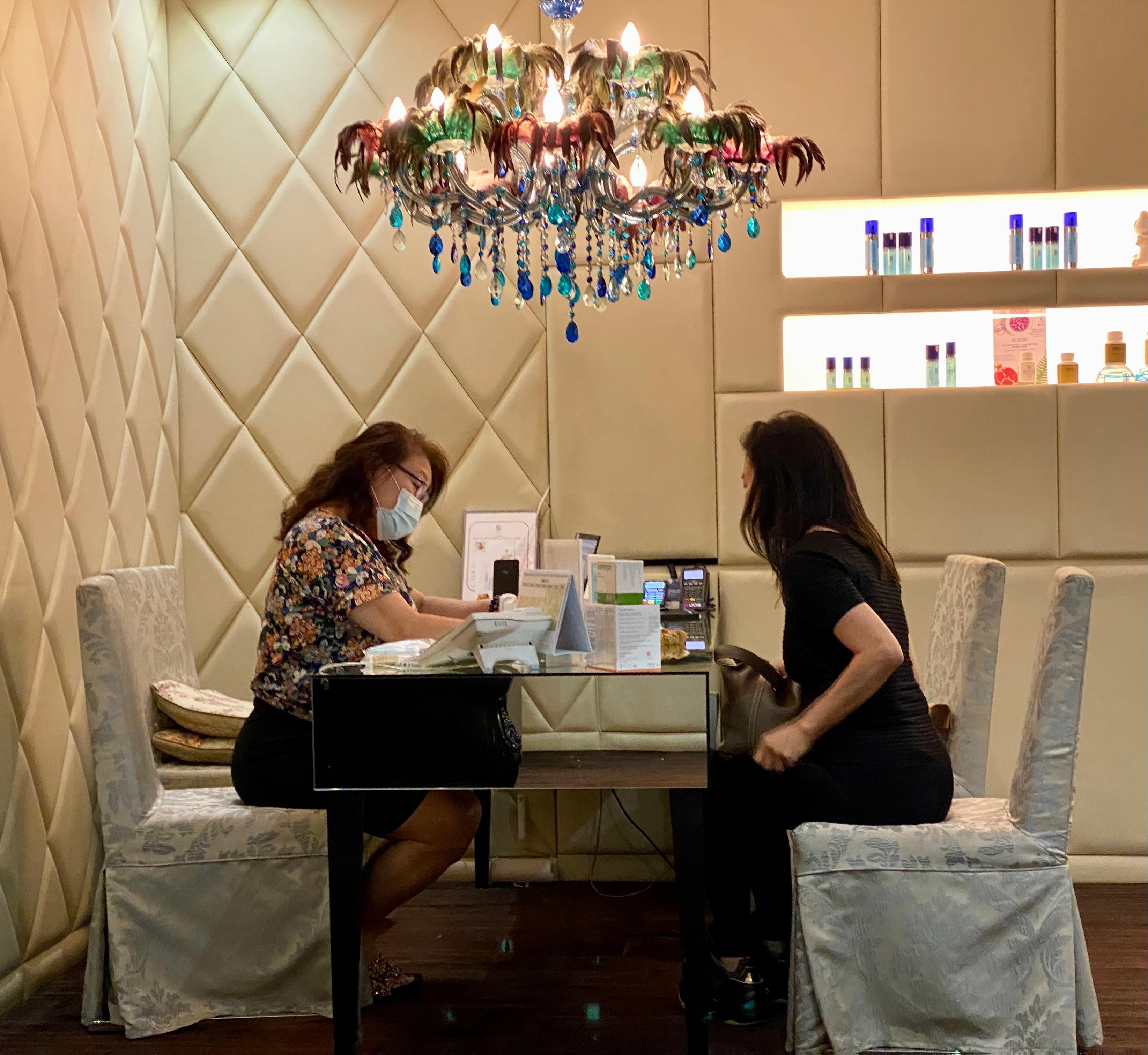 Reception at David Tan Medical Aesthetics